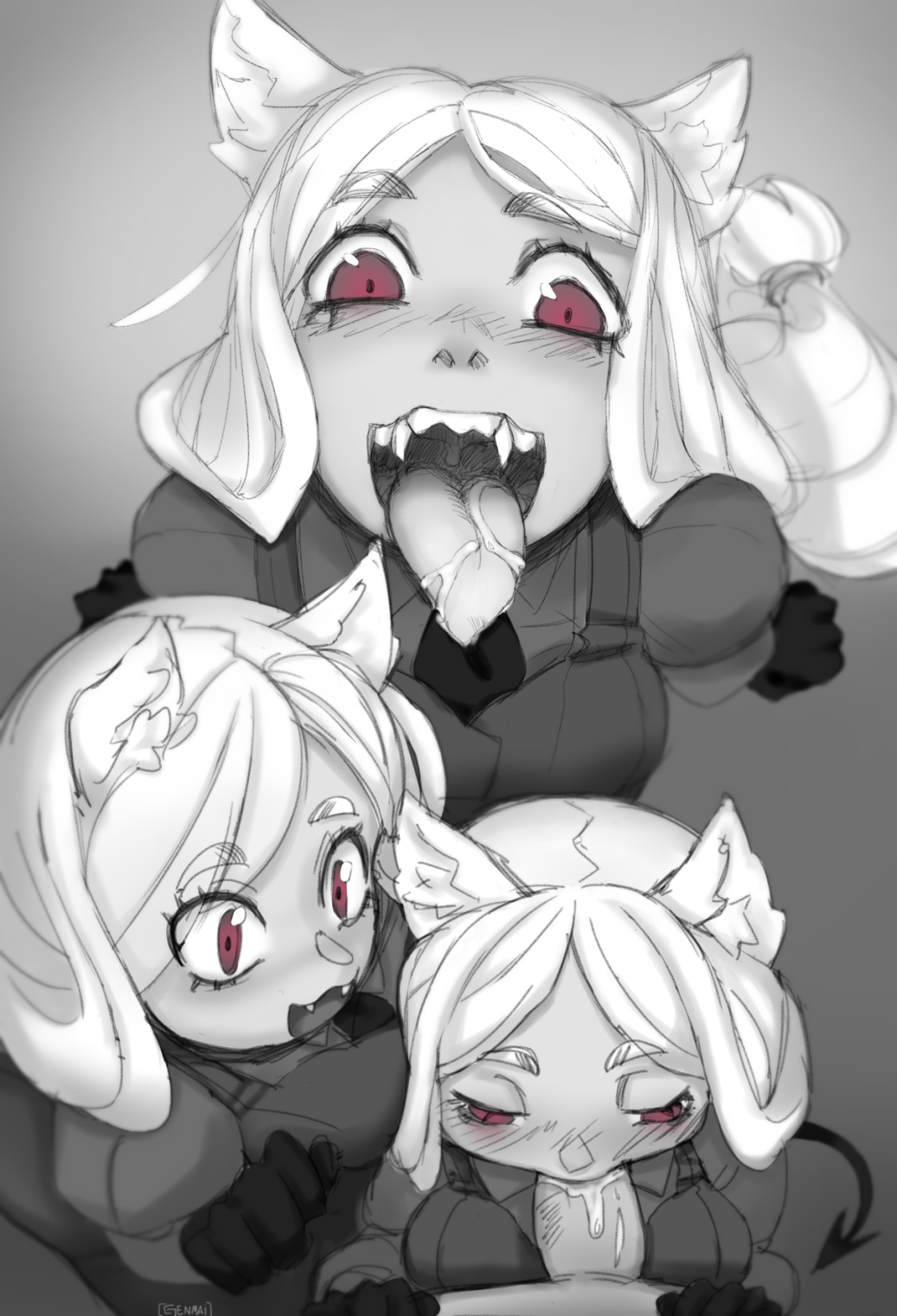 Cerberus (Helltaker) Rule 34 Image