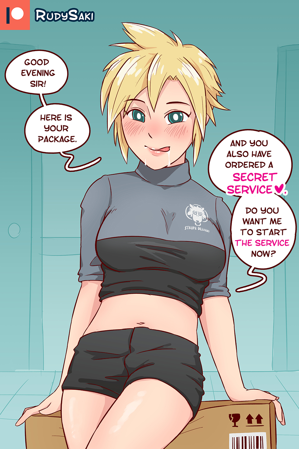 Cloud Strife (Final Fantasy) Rule 34 Image
