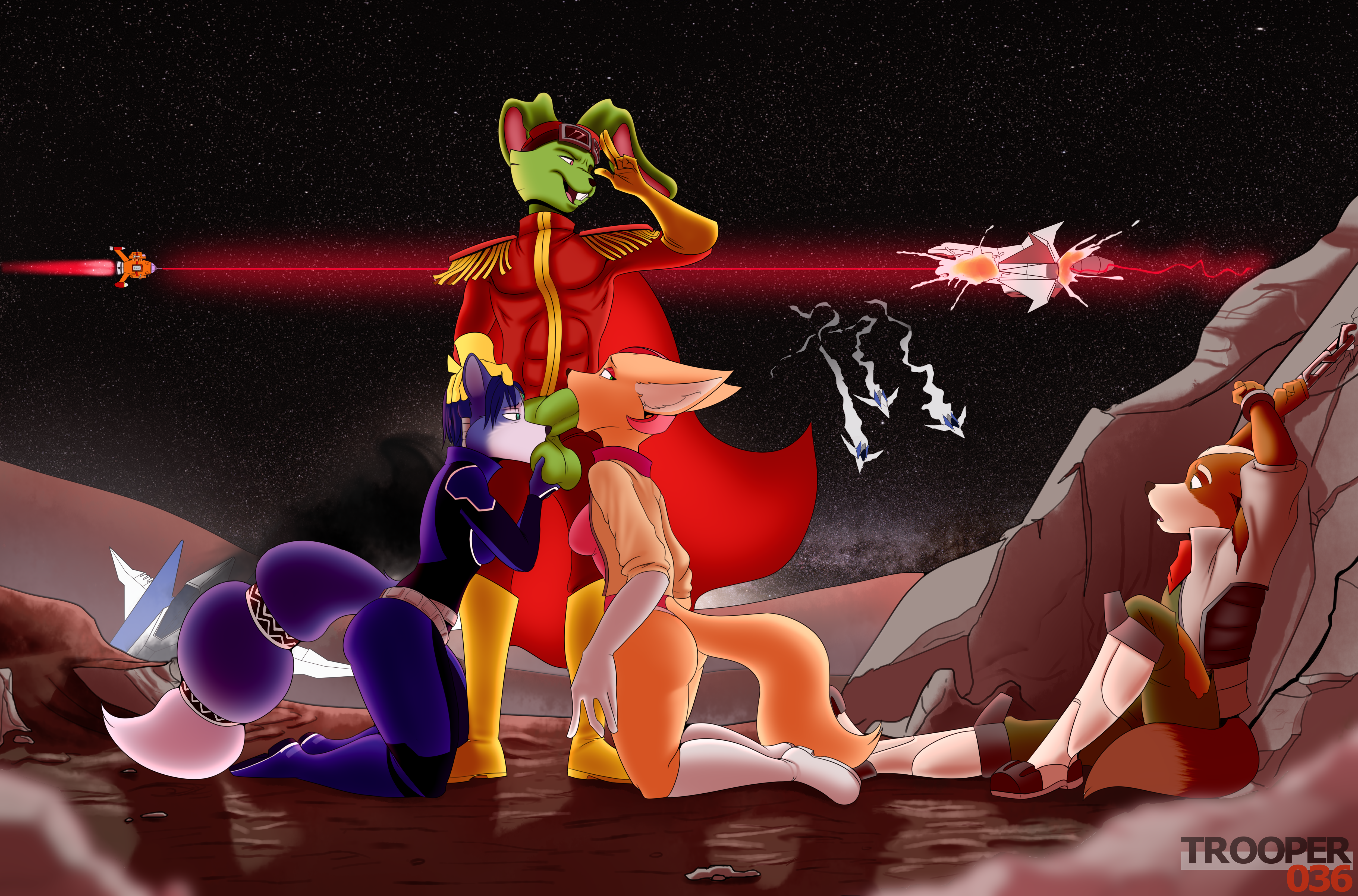 Fara Phoenix (Bucky O'Hare) Rule 34 Image