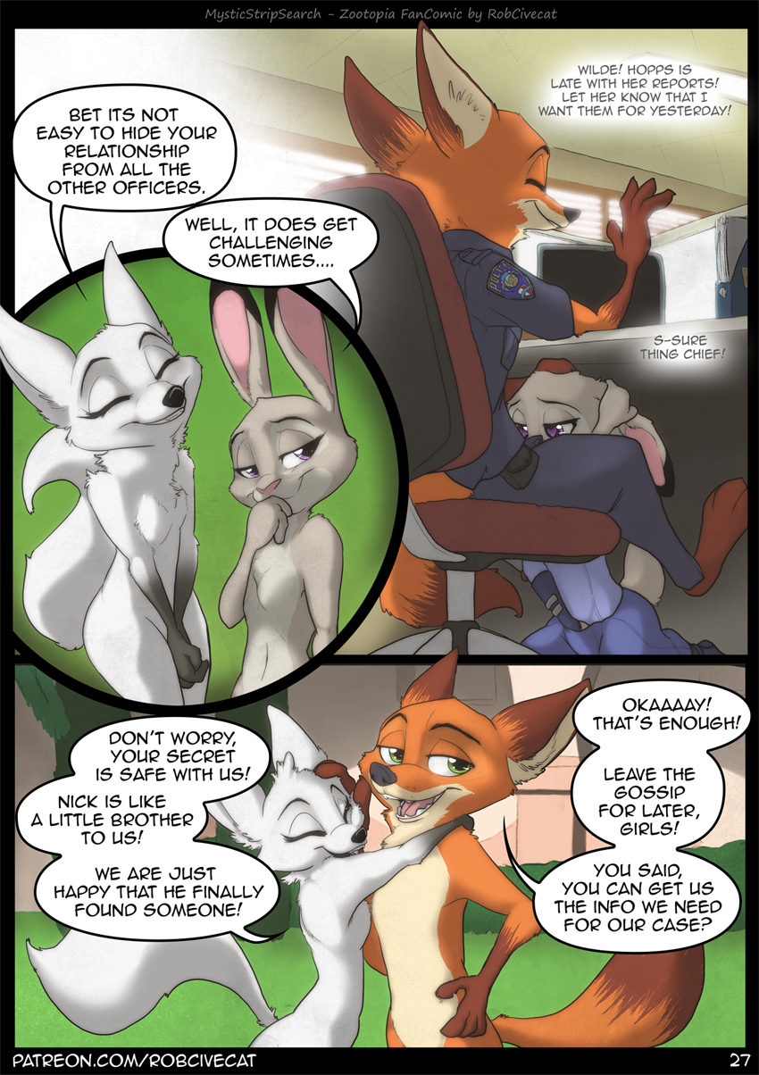 Arctic Fox Masseuse (Zootopia) Rule 34 Image