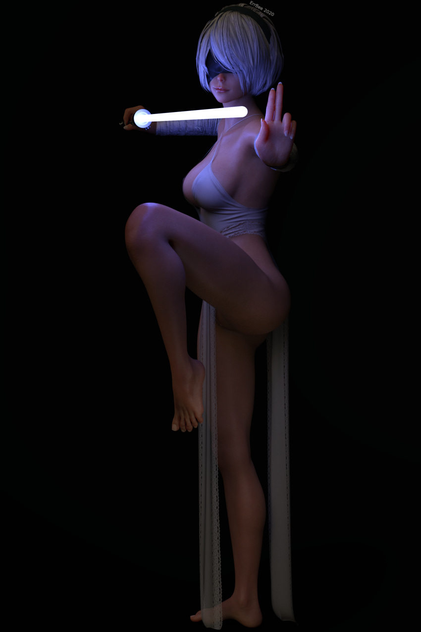 Yorha 2b (Nier: Automata) Rule 34 Image