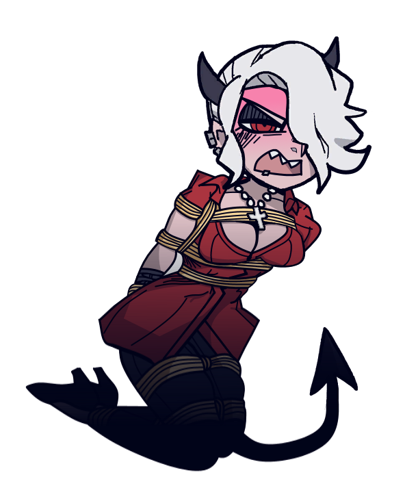 Zdrada (Helltaker) Rule 34 Image