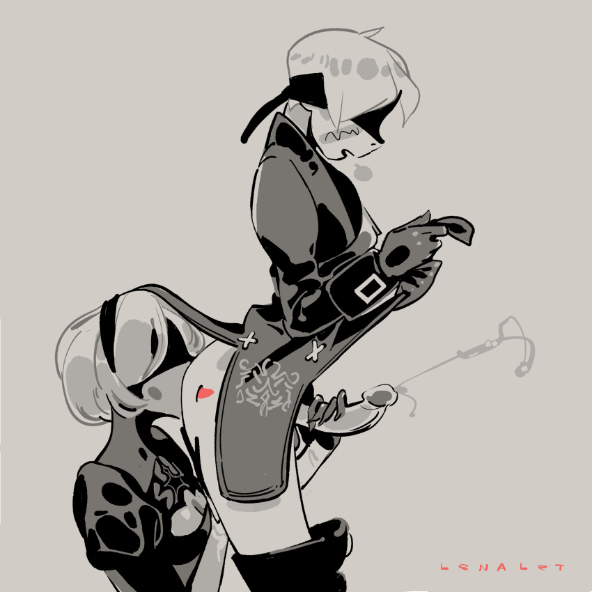 Yorha 2b (Nier) Rule 34 Image