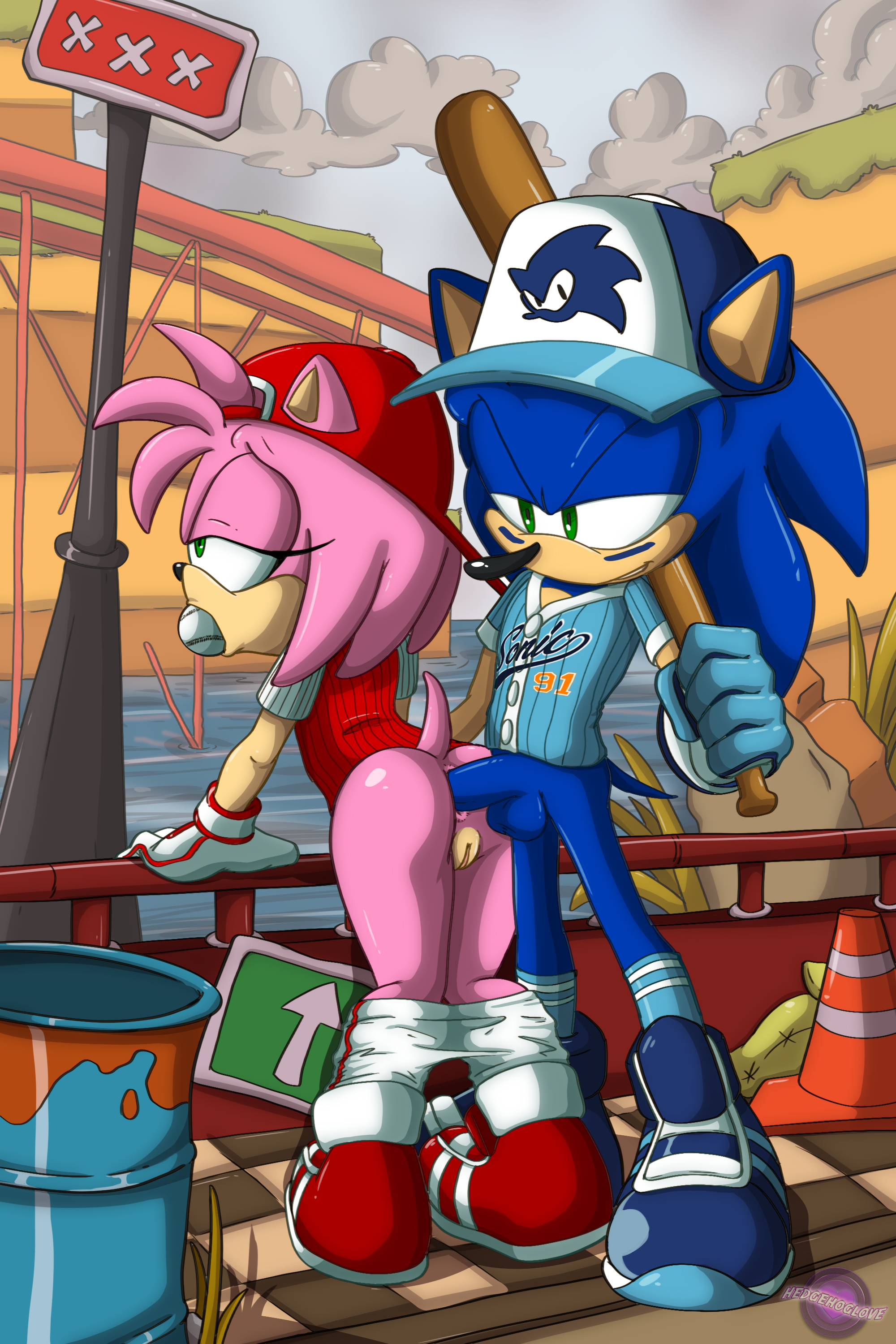 All-Star Amy (Slugger Sonic) Rule 34 Image