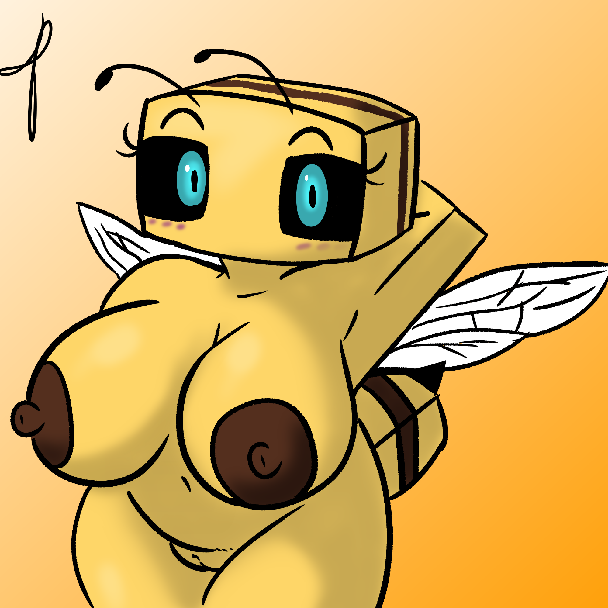 Bee (Minecraft) Rule 34 Image