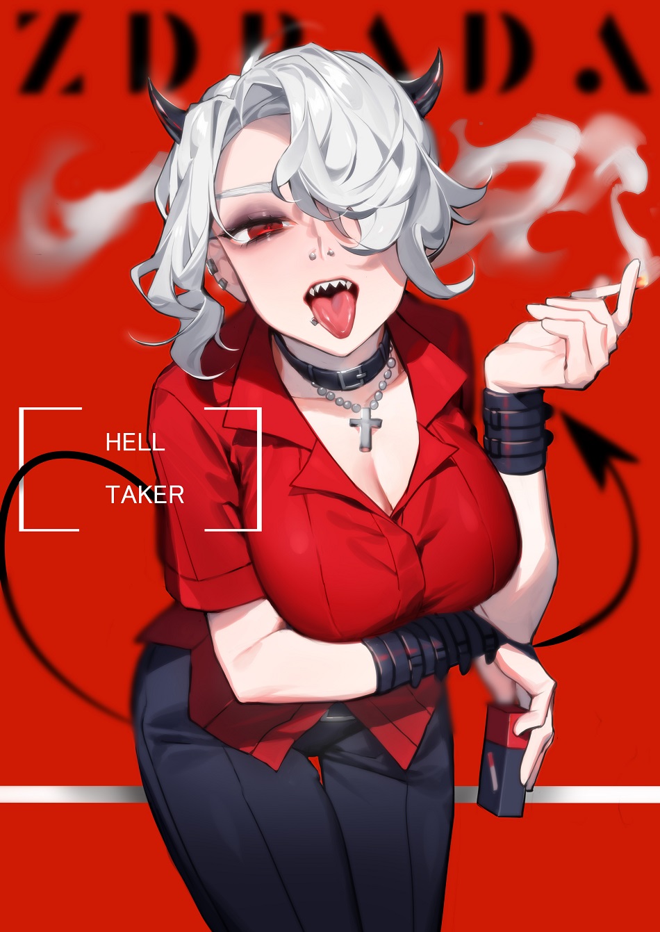 Zdrada (Helltaker) Rule 34 Image