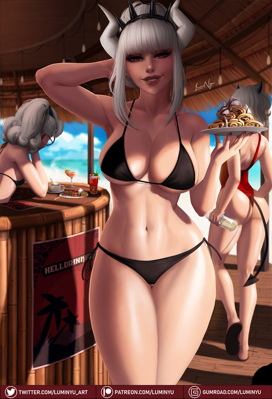 Lucifer (Helltaker) Rule 34 Image