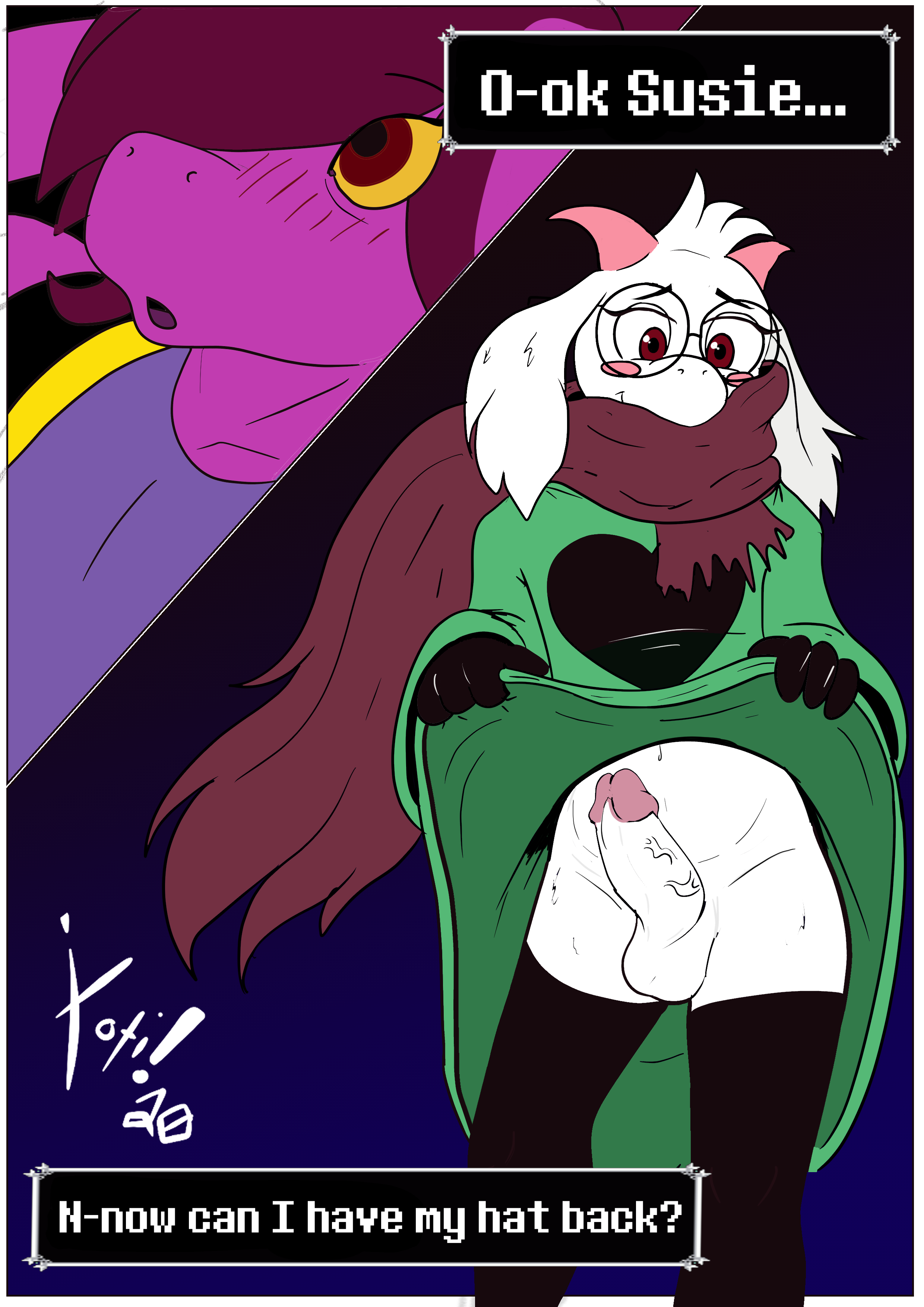 Susie (Deltarune) Rule 34 Image