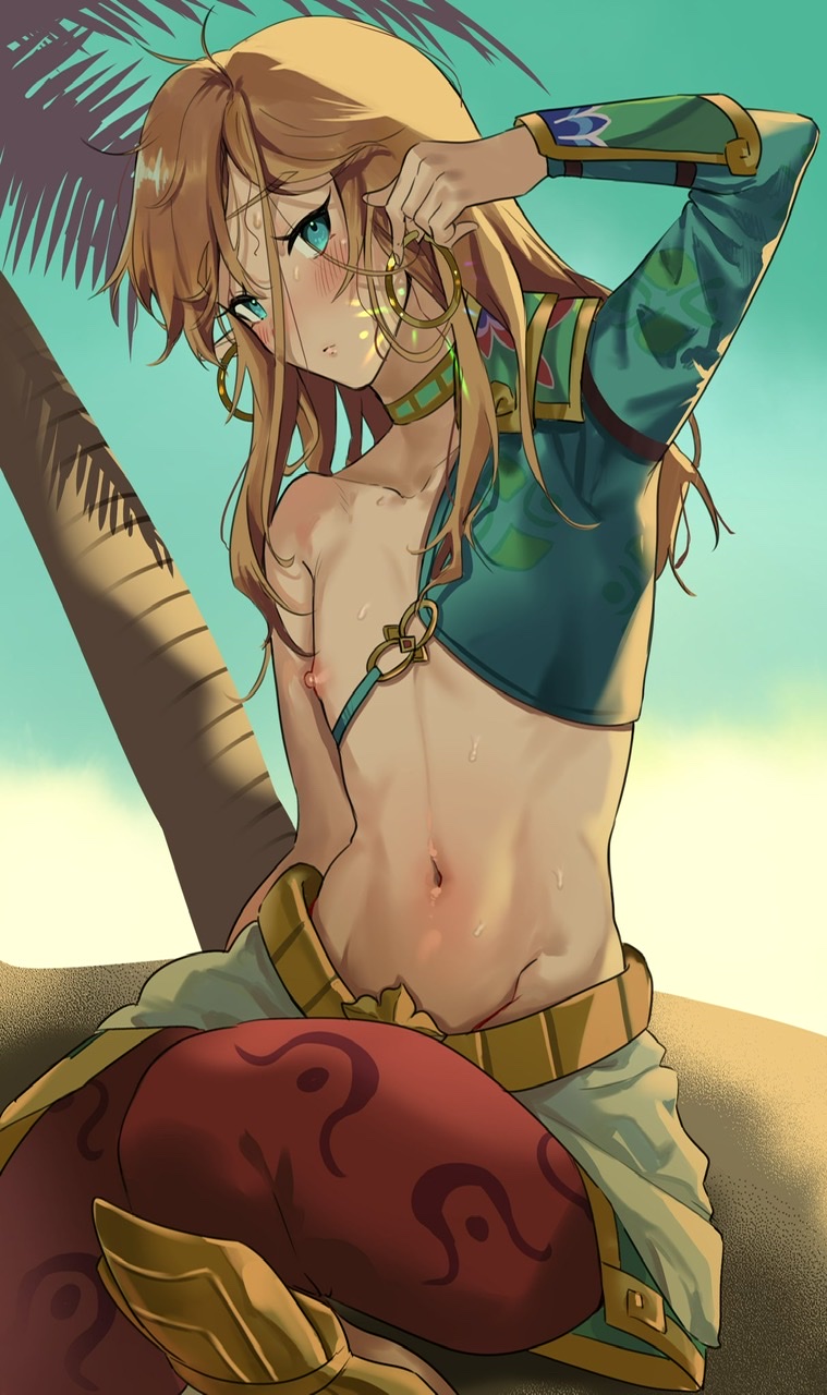 Desert Voe Link (Breath Of The Wild) Rule 34 Image