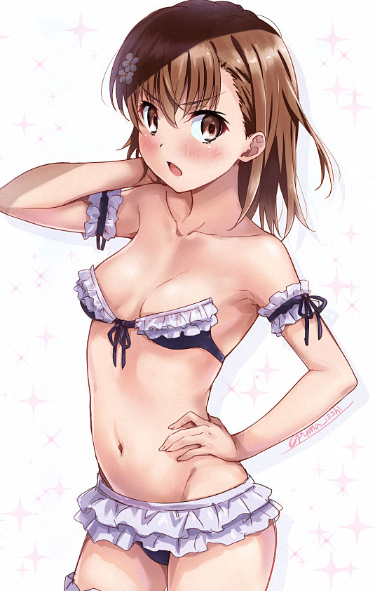 Misaka Mikoto (To Aru Kagaku No Railgun) Rule 34 Image