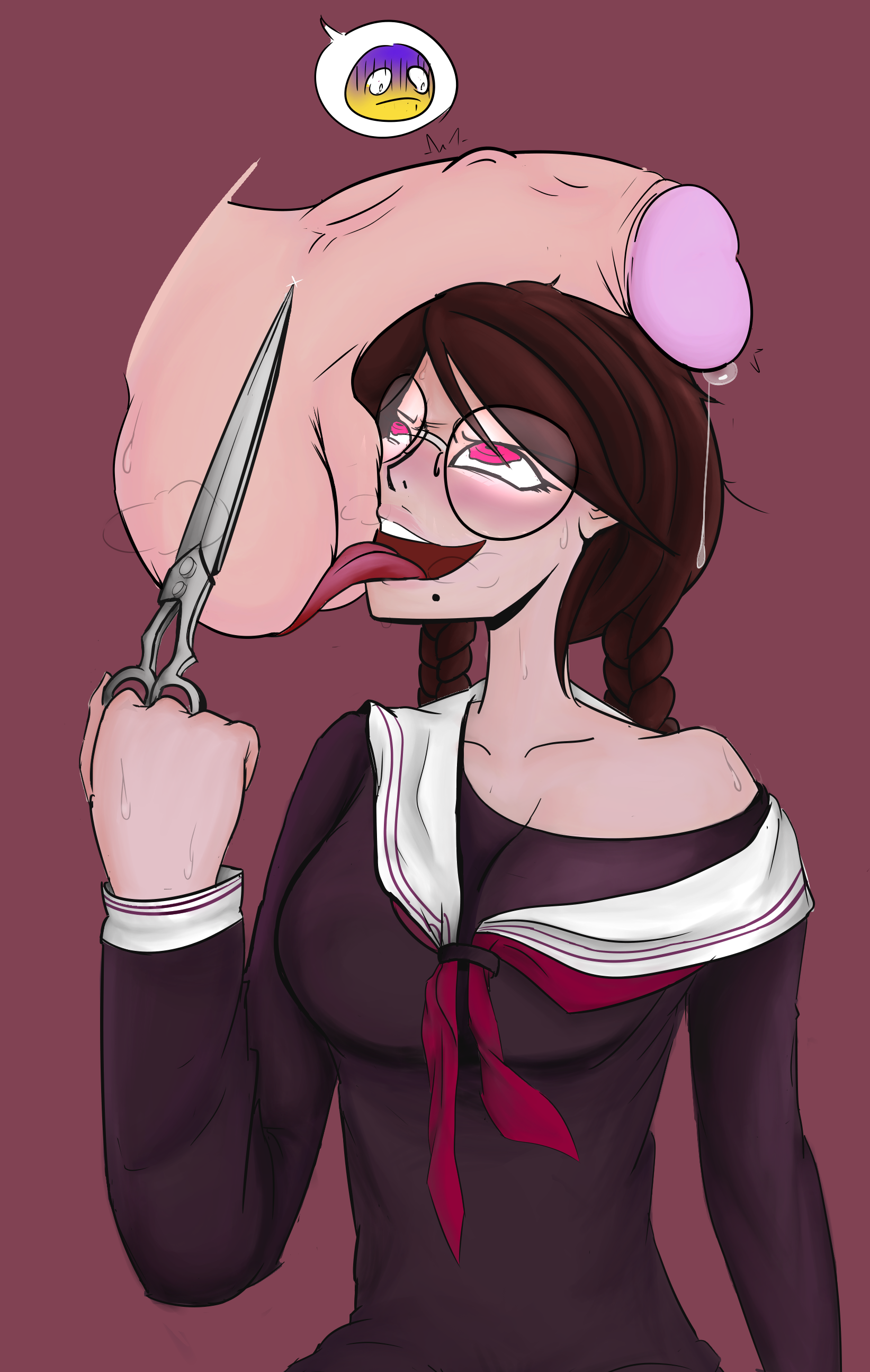 Fukawa Touko (Danganronpa) Rule 34 Image