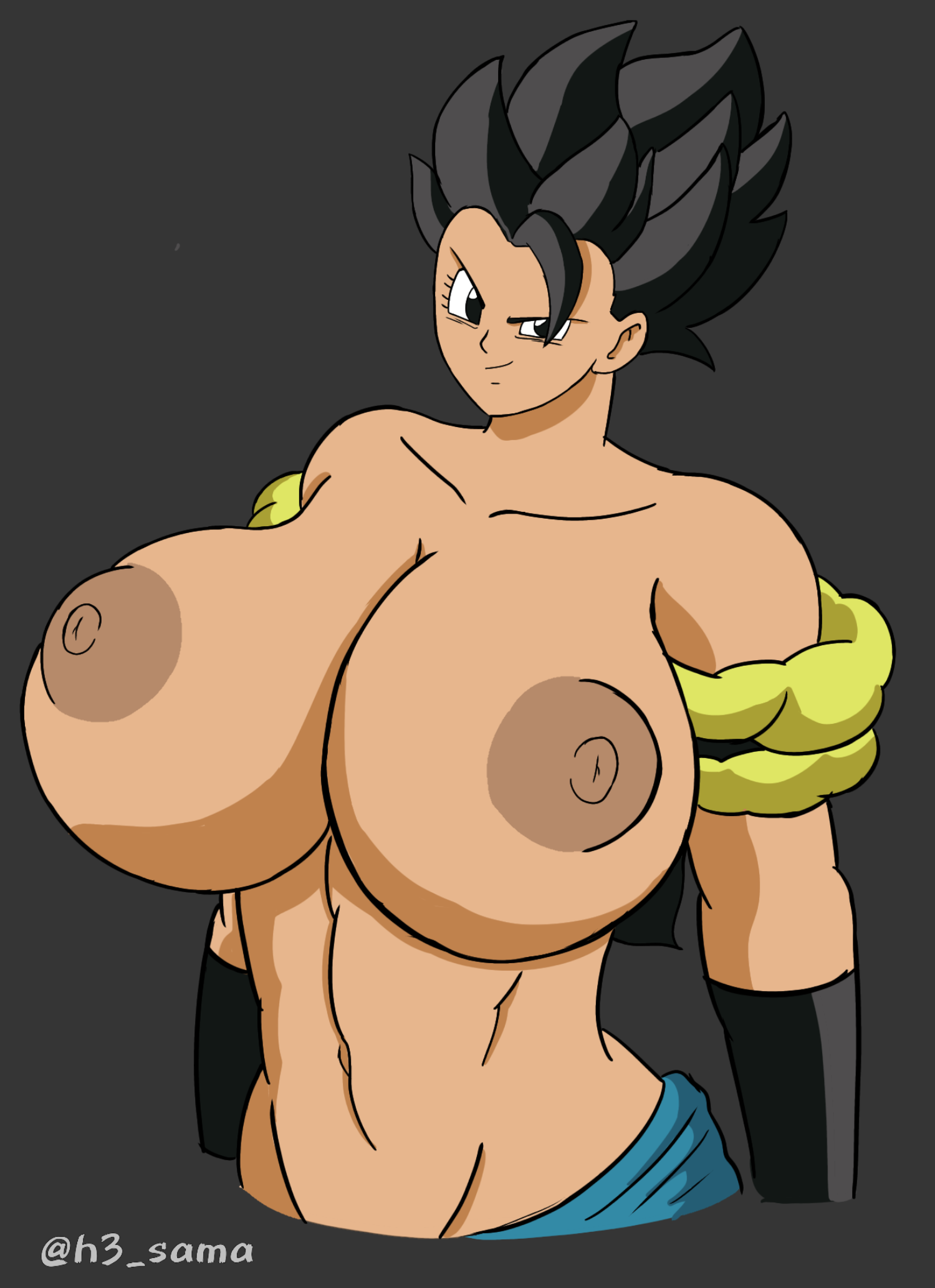 Female Gogeta (Dragon Ball) Rule 34 Image