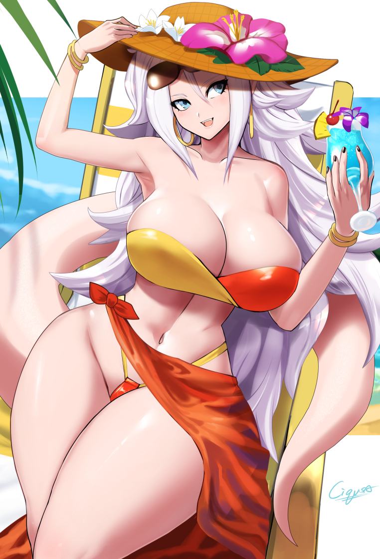 Android 21 (Dragon Ball) Rule 34 Image