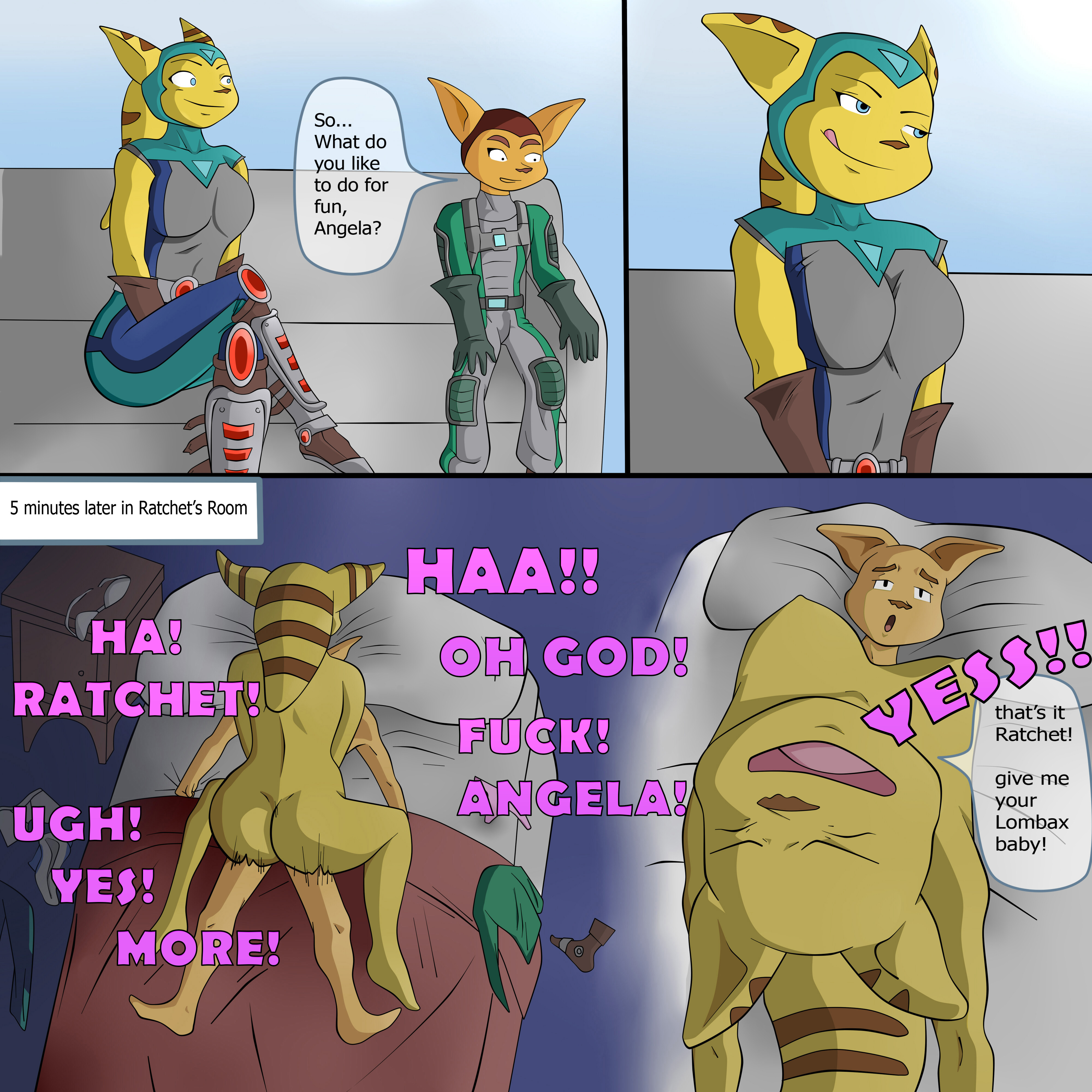 Angela Cross (Ratchet And Clank) Rule 34 Image