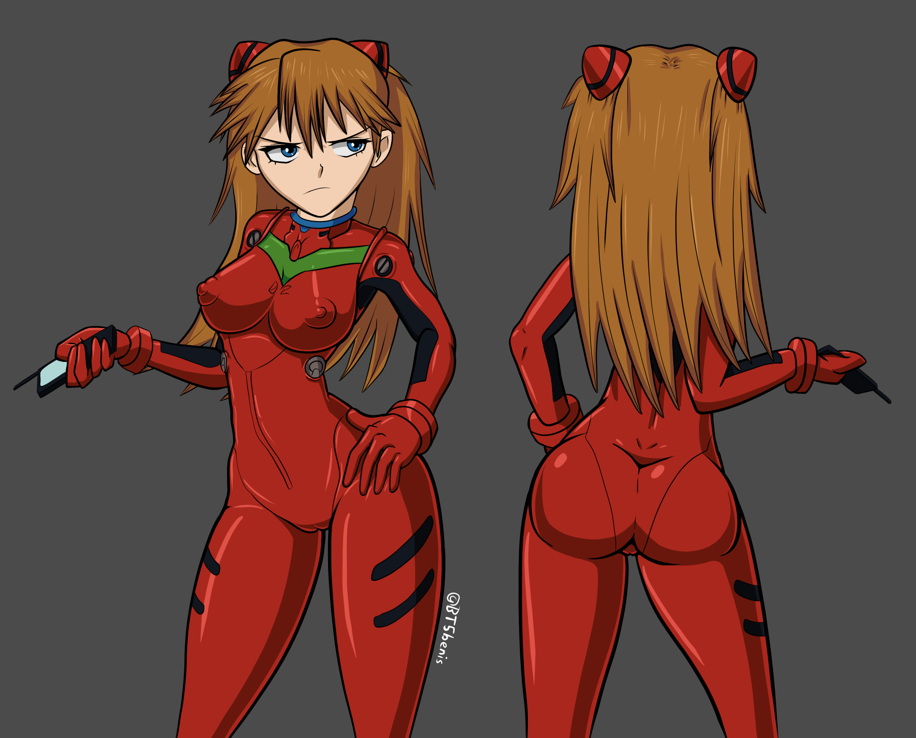 Asuka Langley Sohryu (Neon Genesis Evangelion) Rule 34 Image
