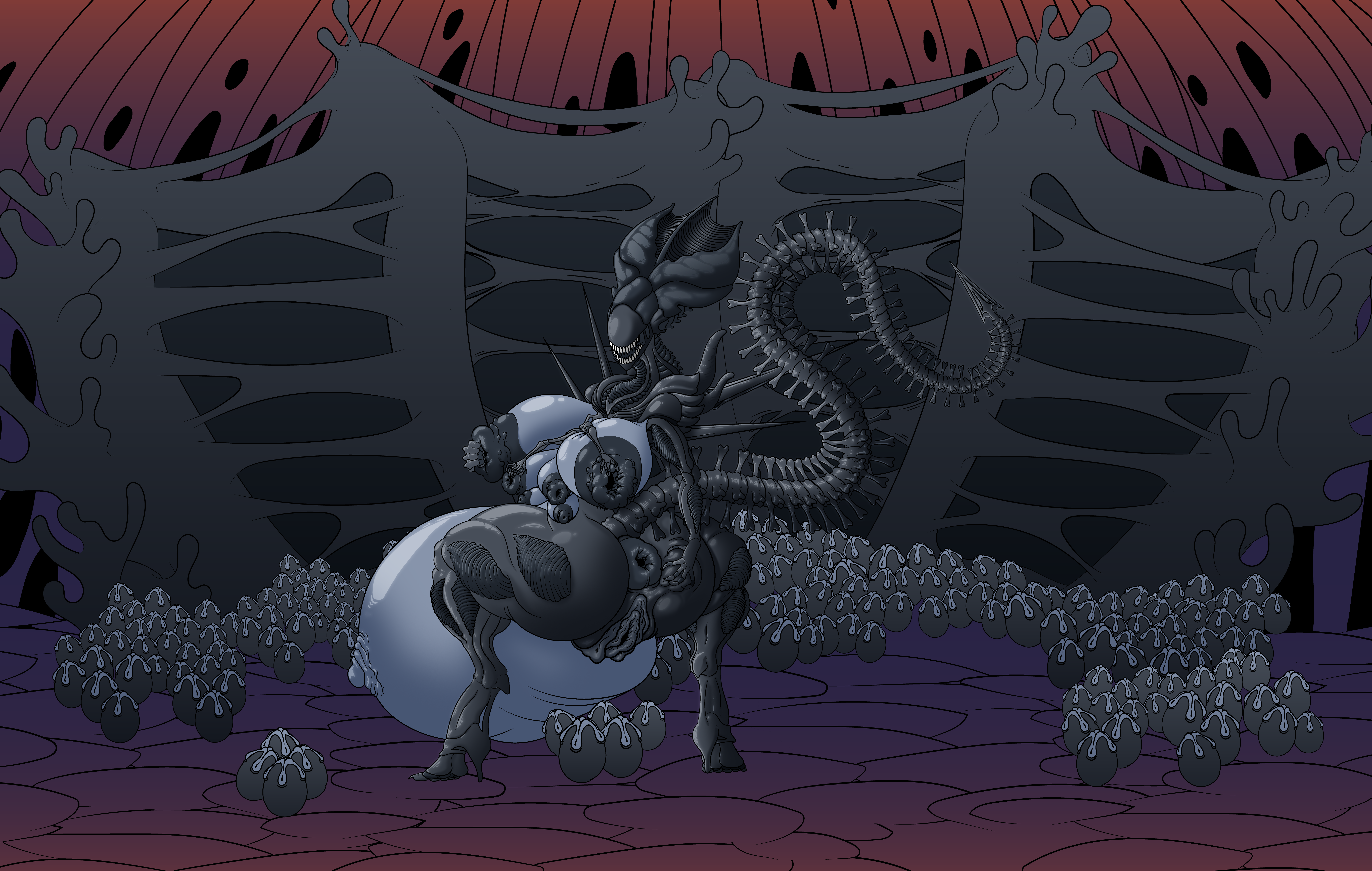 Xenomorph (Alien (Franchise)) Rule 34 Image