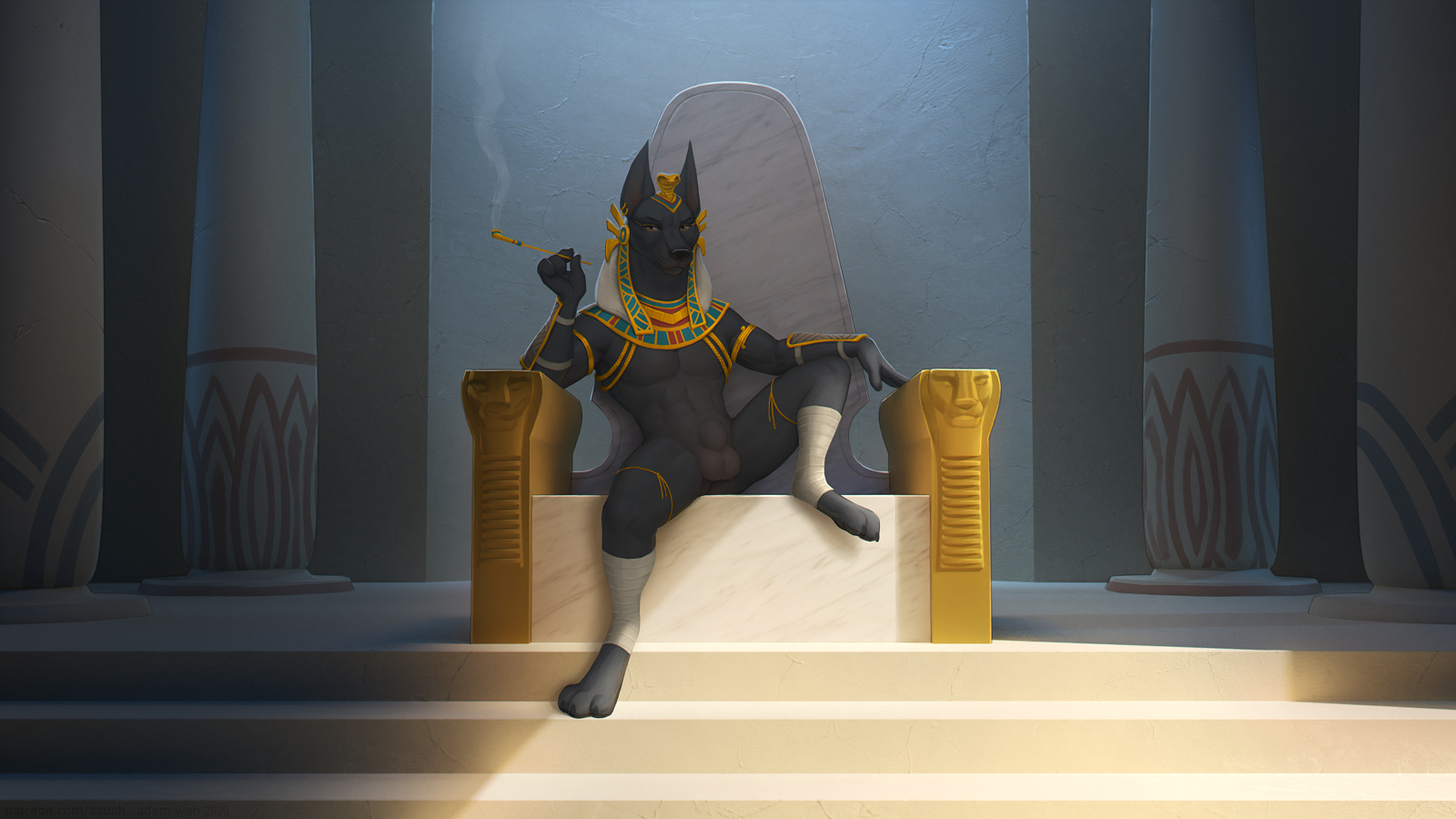 Anubis (Egyptian Mythology) Rule 34 Image