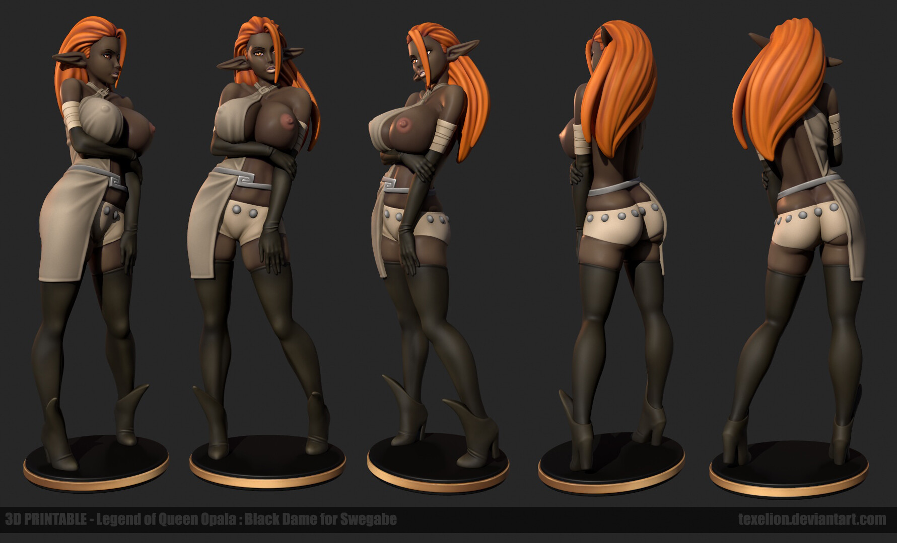 Black Dame (Legend Of Queen Opala) Rule 34 Image