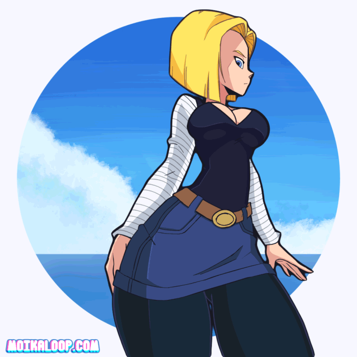 Android 18 (Dragon Ball) Rule 34 Image
