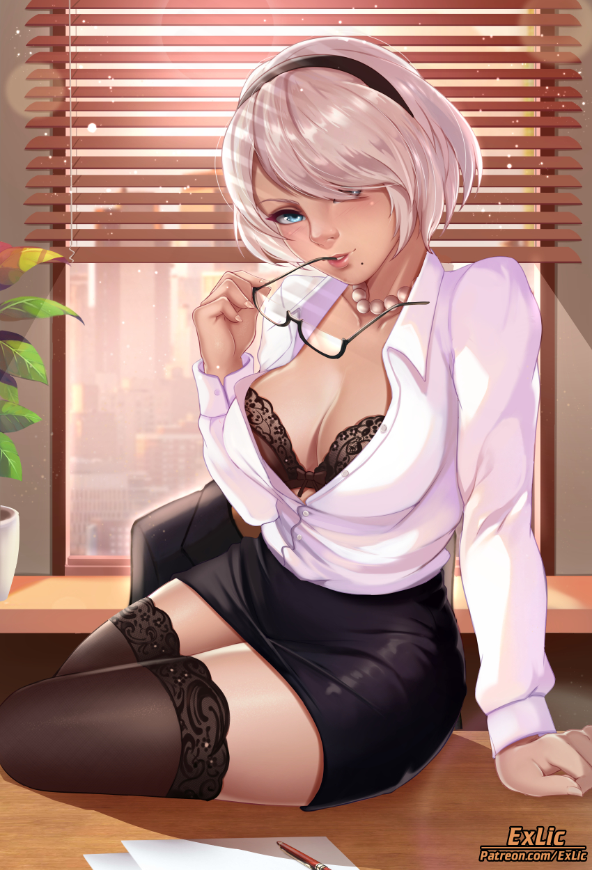 Yorha 2b (Nier) Rule 34 Image