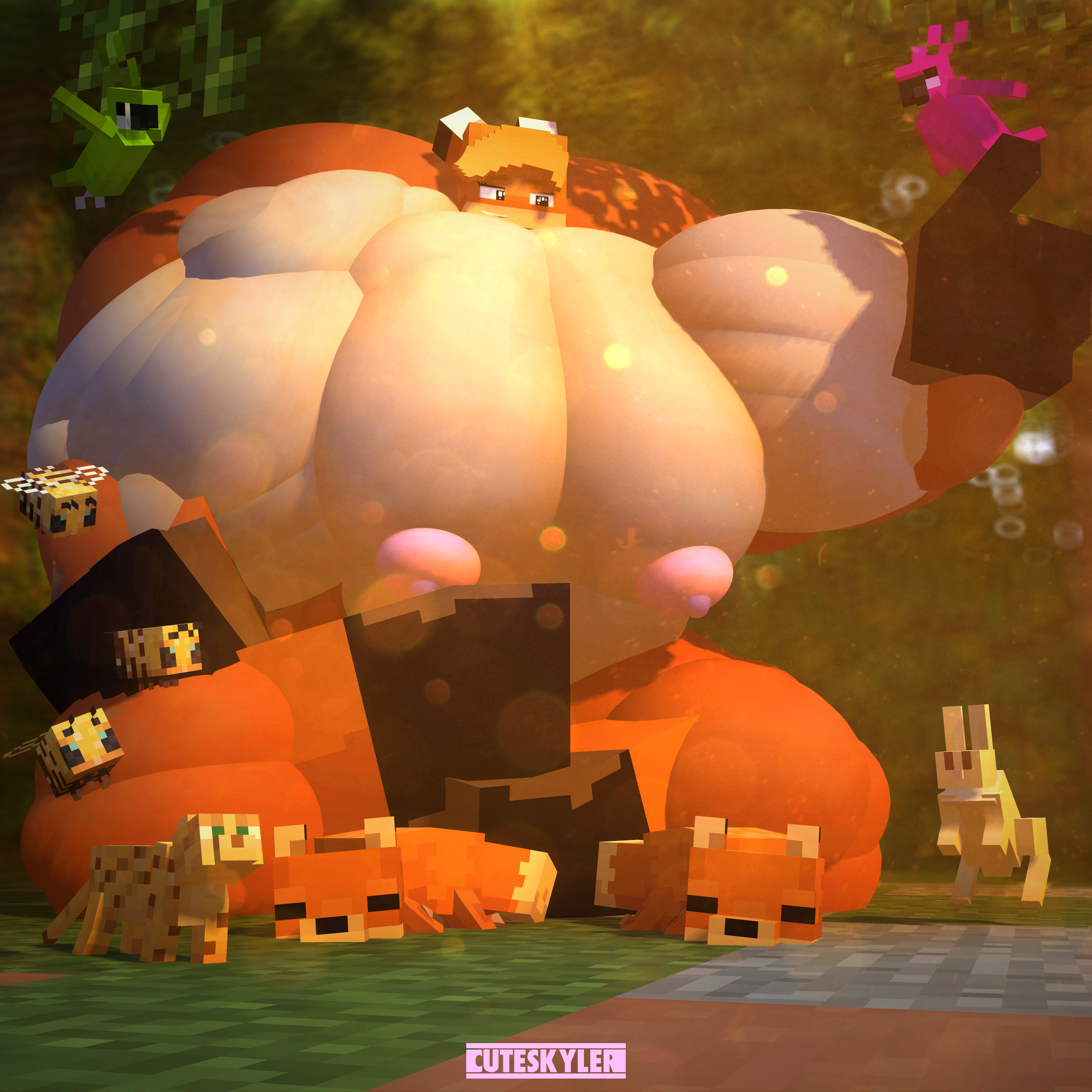 Bee (Minecraft) Rule 34 Image