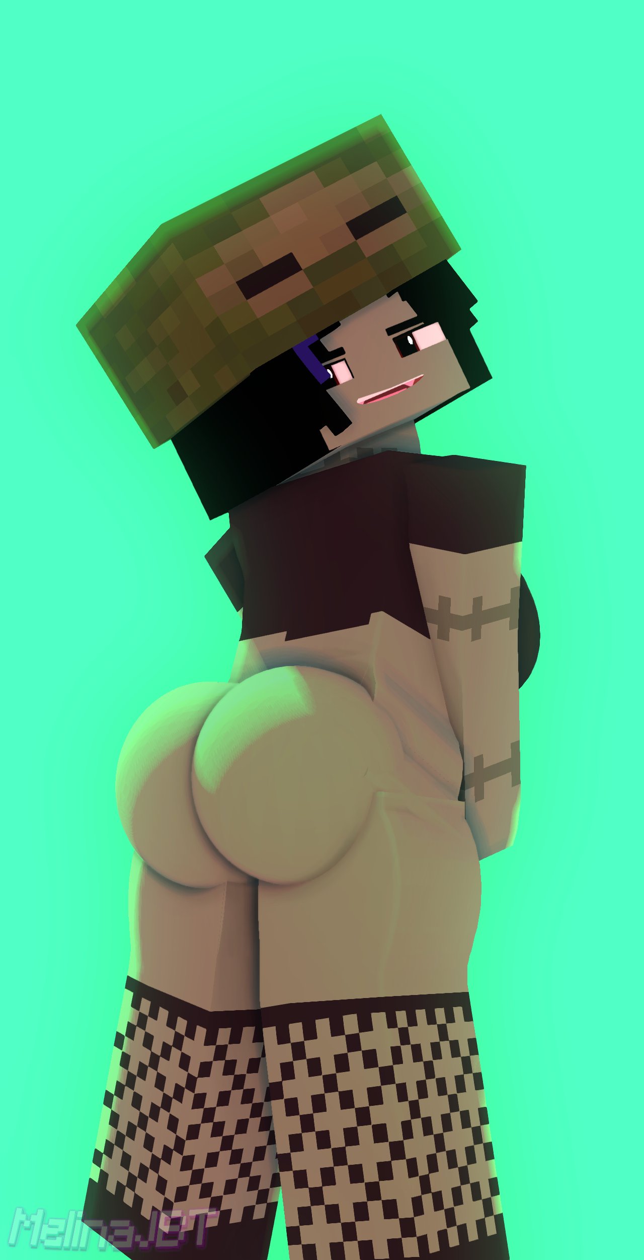 Zombie Girl (Minecraft) Rule 34 Image