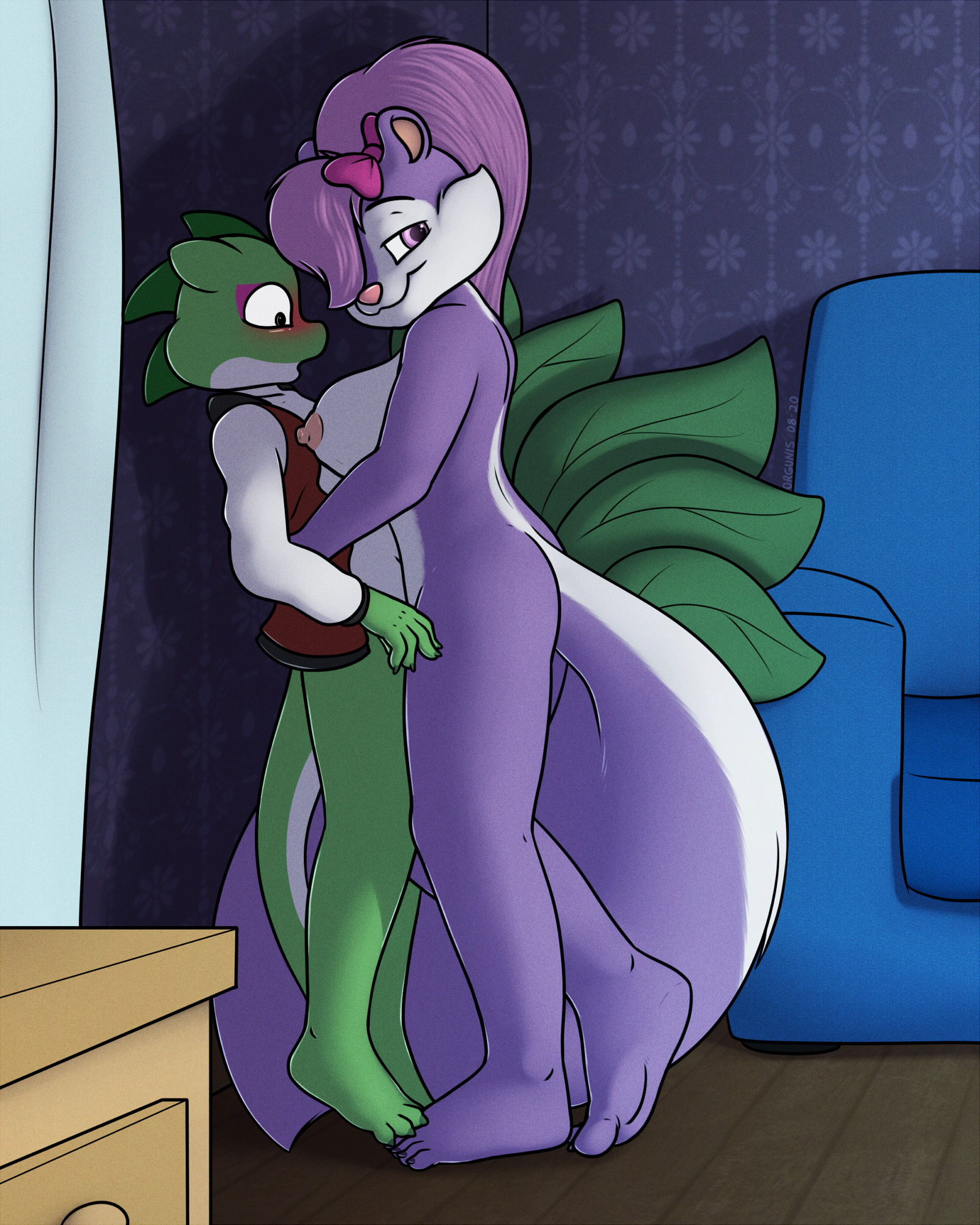 Fifi La Fume (Retro Pixel Lizard) Rule 34 Image