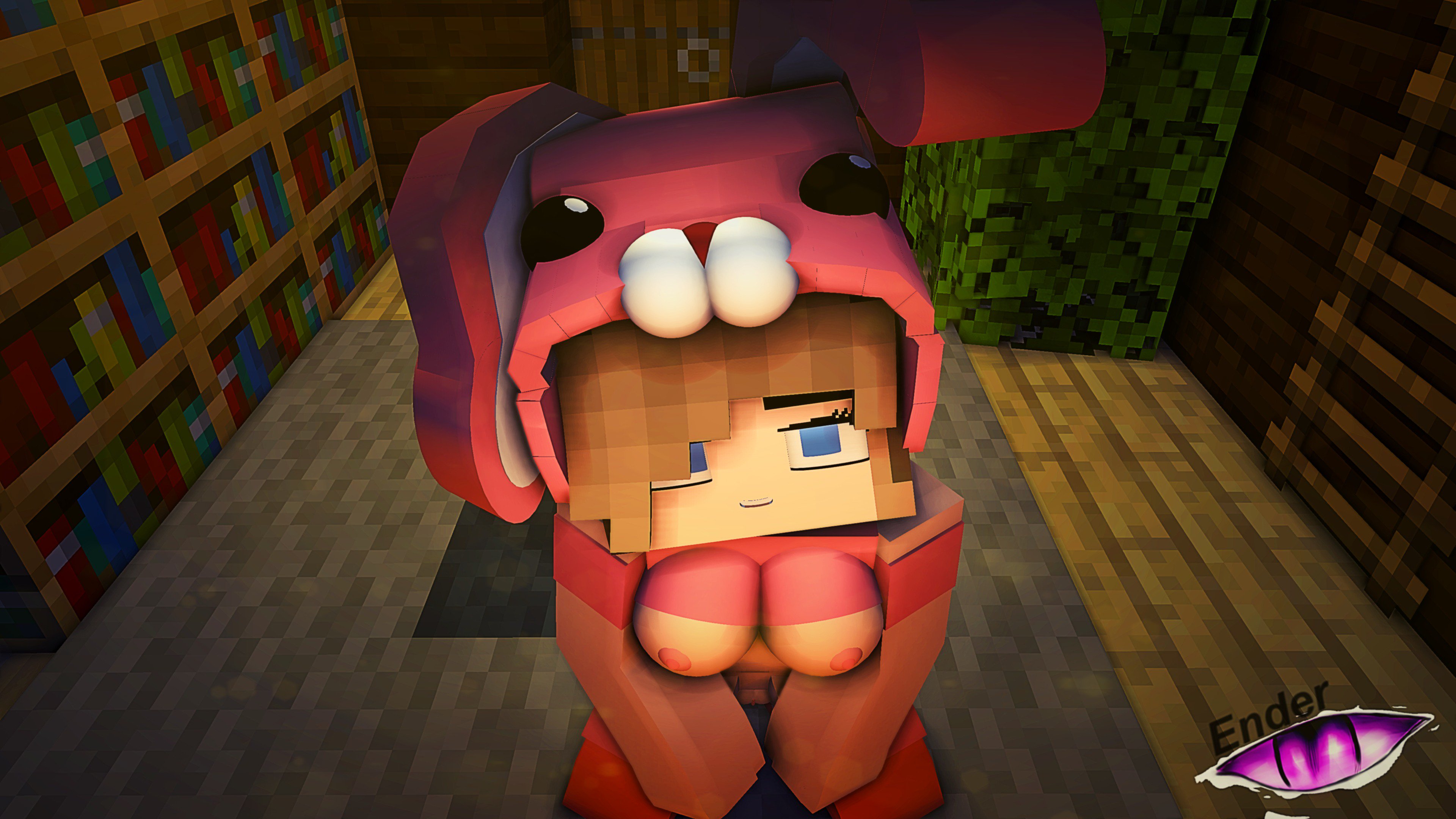 Easter Bunny (Minecraft) Rule 34 Image