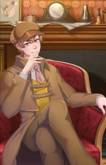 Sherlock Holmes (Blush Blush) Rule 34 Image