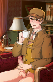 Sherlock Holmes (Blush Blush) Rule 34 Image