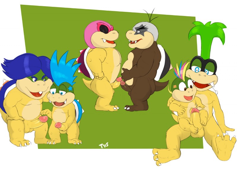 Iggy Koopa (Mario (Series)) Rule 34 Image