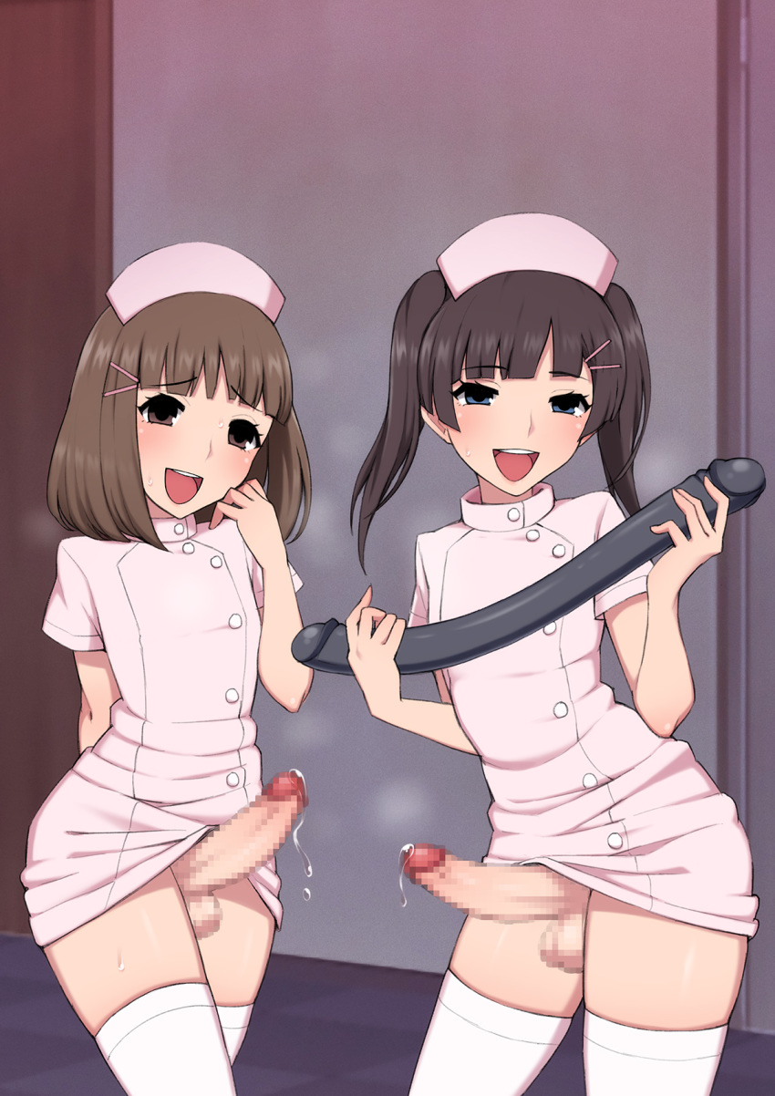 Momoka/Touma Nishino (Mesu Ochi Daigaku Inran Josou Dorei Ni Otosareta Yuutousei No Matsuro) Rule 34 Image