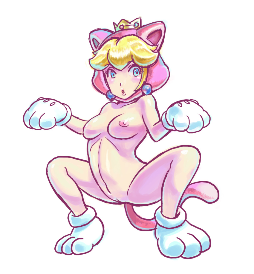 Cat Peach (Mario (Series)) Rule 34 Image