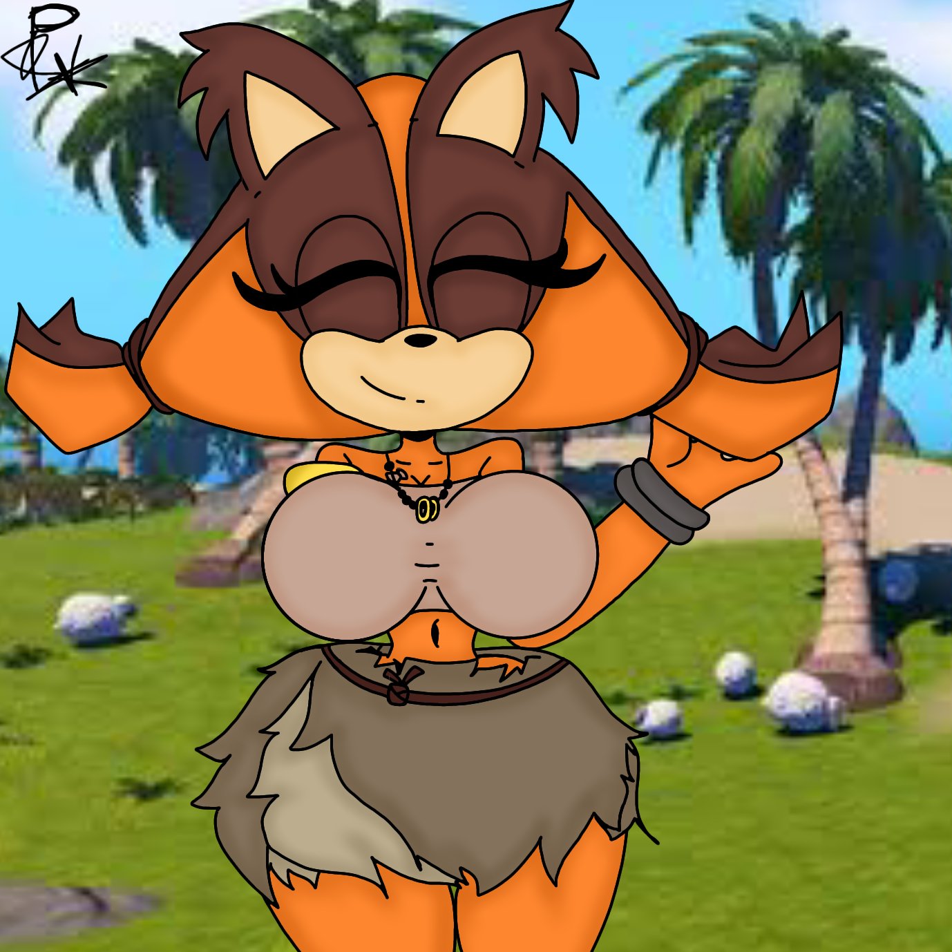 Sticks The Badger (Sonic (Series)) Rule 34 Image
