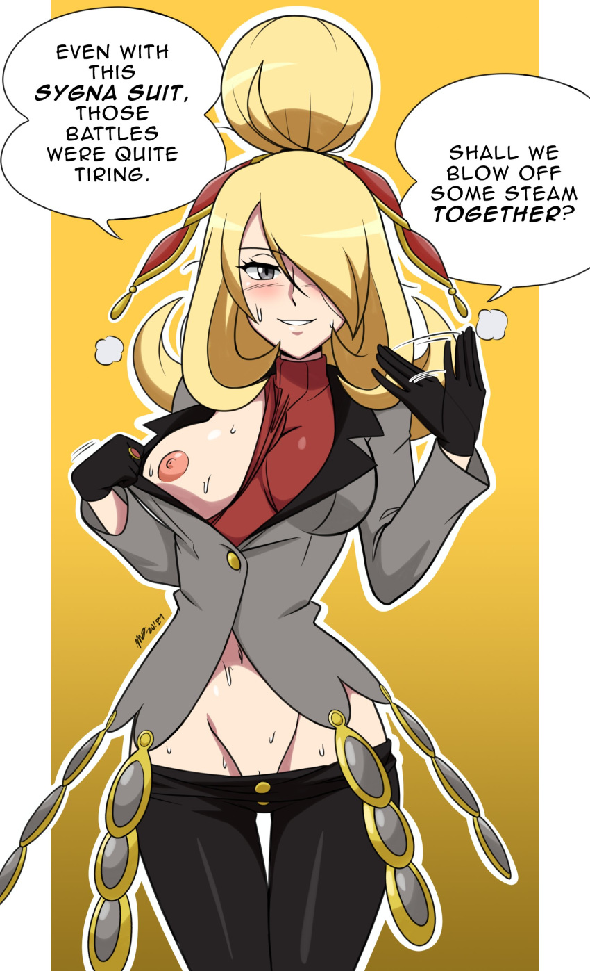 Cynthia (Pokemon) Rule 34 Image