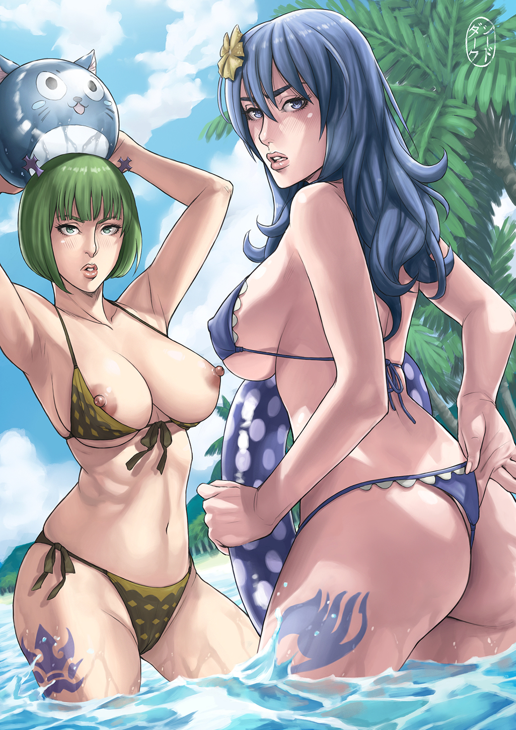 Brandish Mew (Fairy Tail) Rule 34 Image