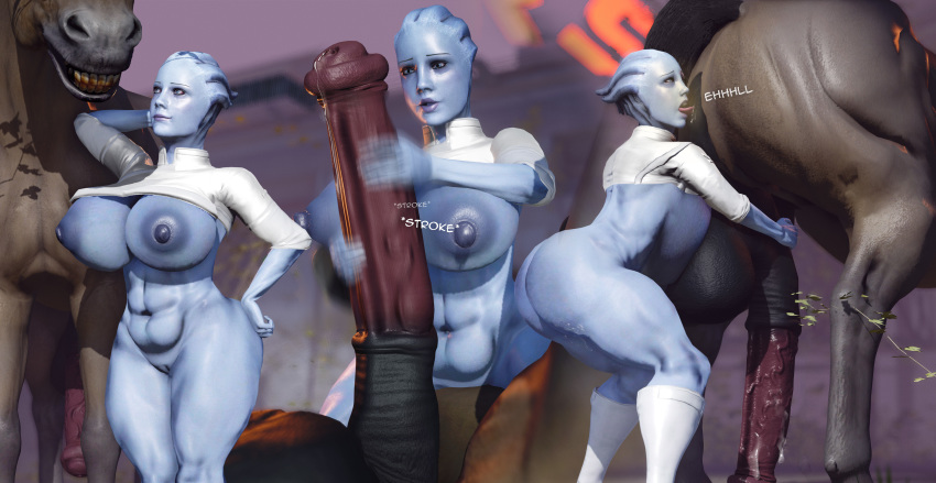 Asari (Liara T'Soni) Rule 34 Image