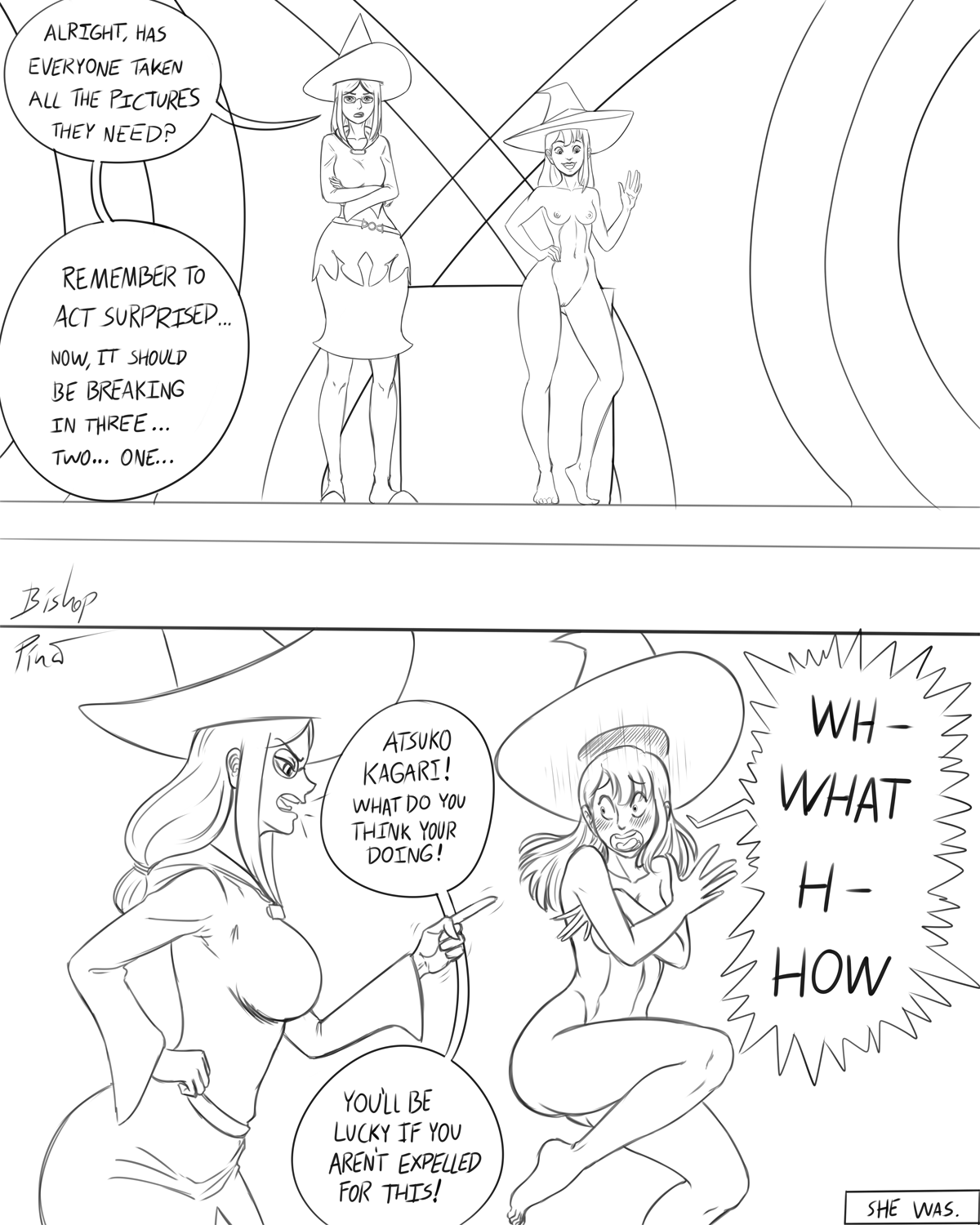 Akko Kagari (Little Witch Academia) Rule 34 Image