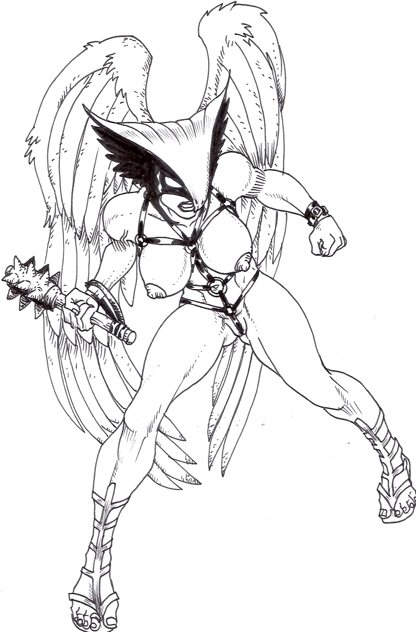 Hawkgirl (Dc) Rule 34 Image