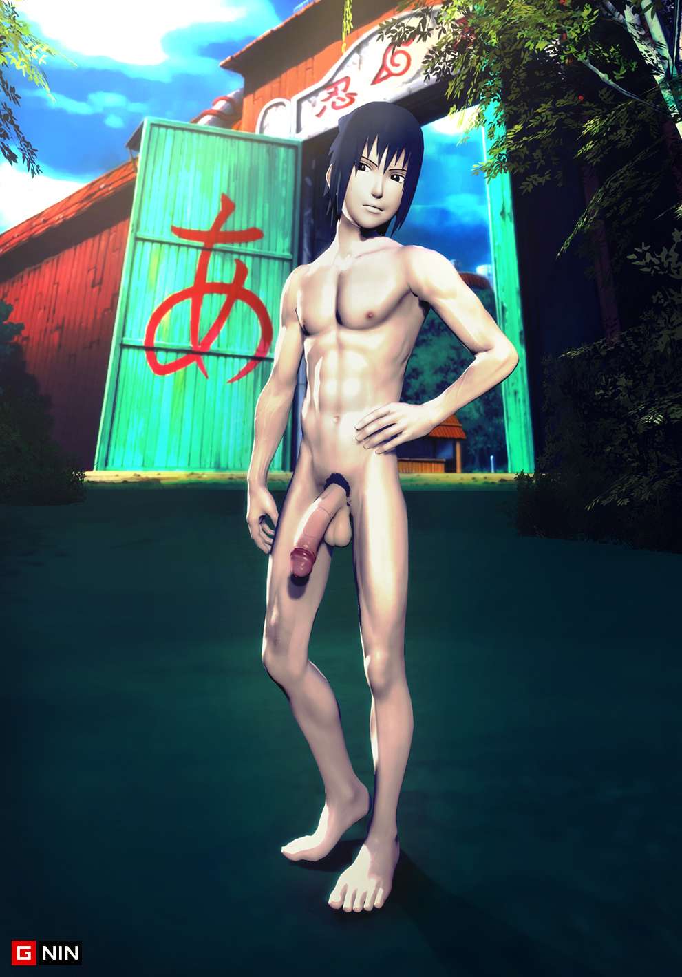 Sasuke Uchiha (Naruto) Rule 34 Image