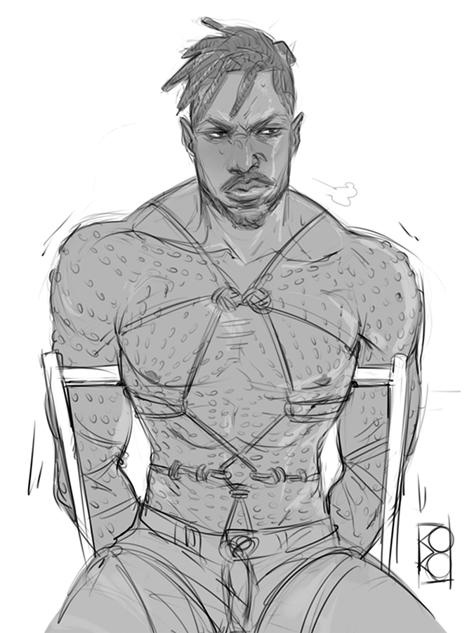 Erik Killmonger (Black Panther (Series)) Rule 34 Image