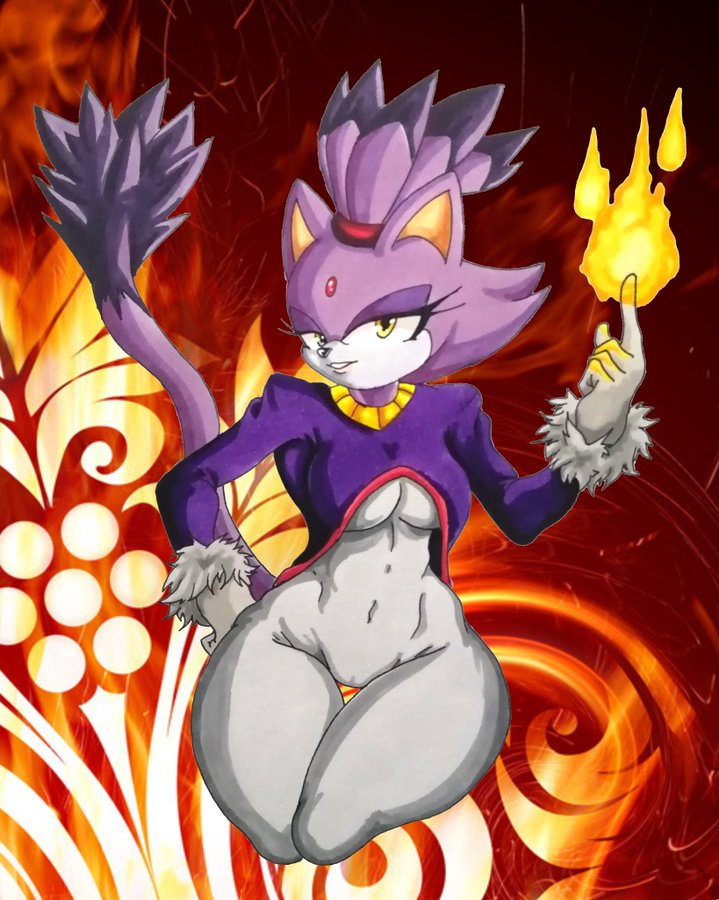 Blaze The Cat (Sega) Rule 34 Image