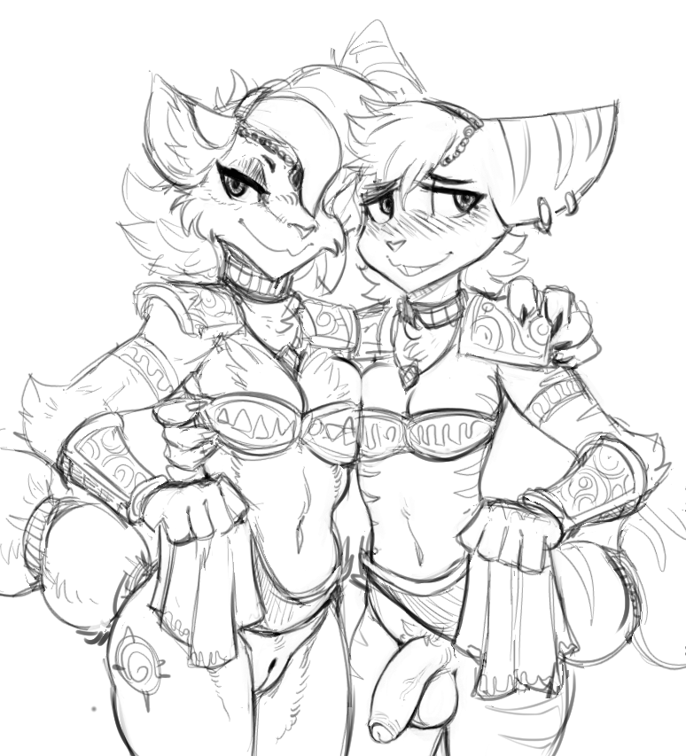 Rivet (Ratchet And Clank) Rule 34 Image