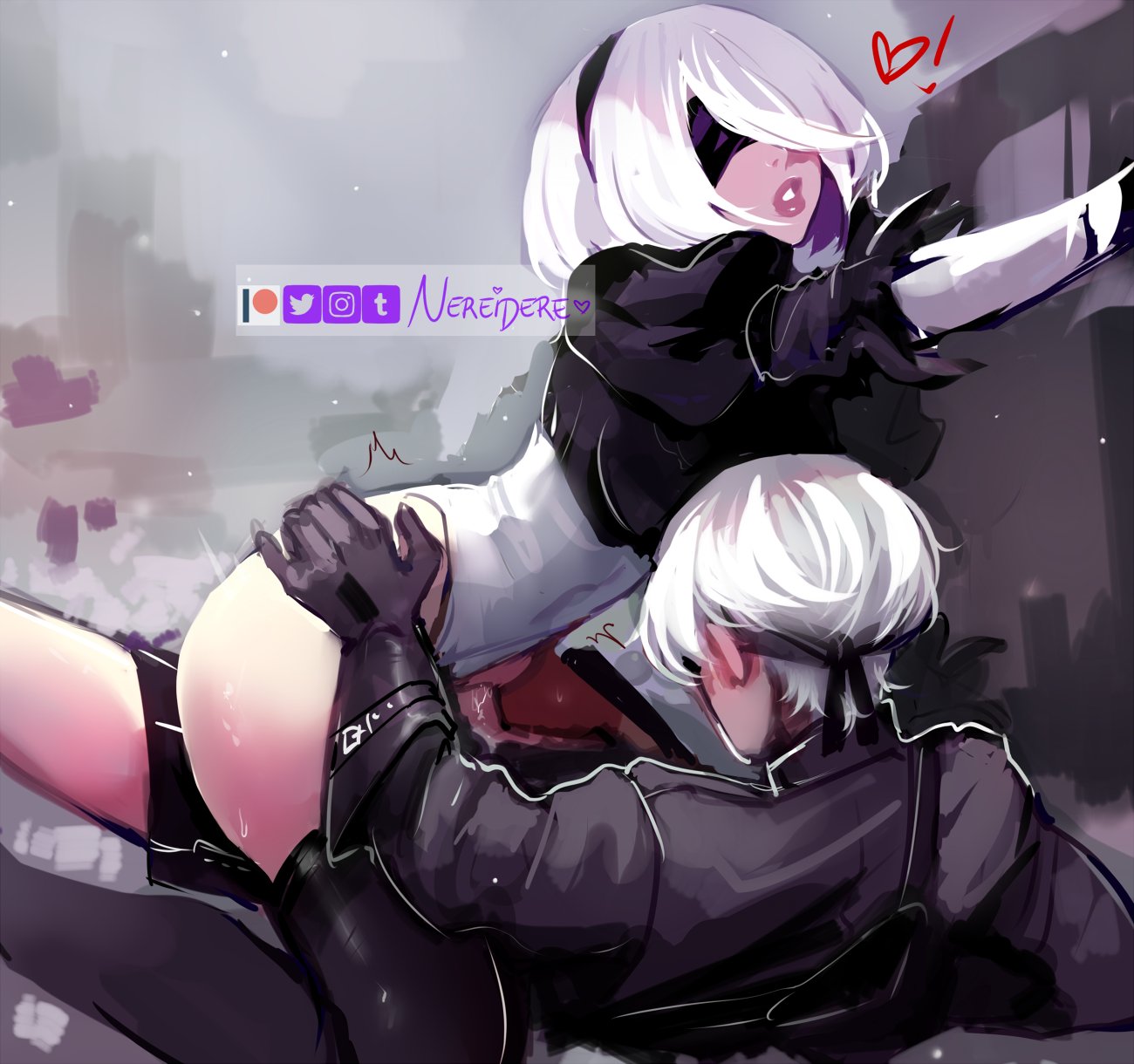 Yorha 2b (Nier: Automata) Rule 34 Image