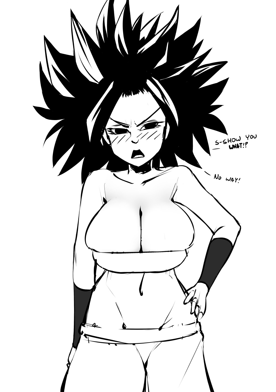 Caulifla (Dragon Ball) Rule 34 Image