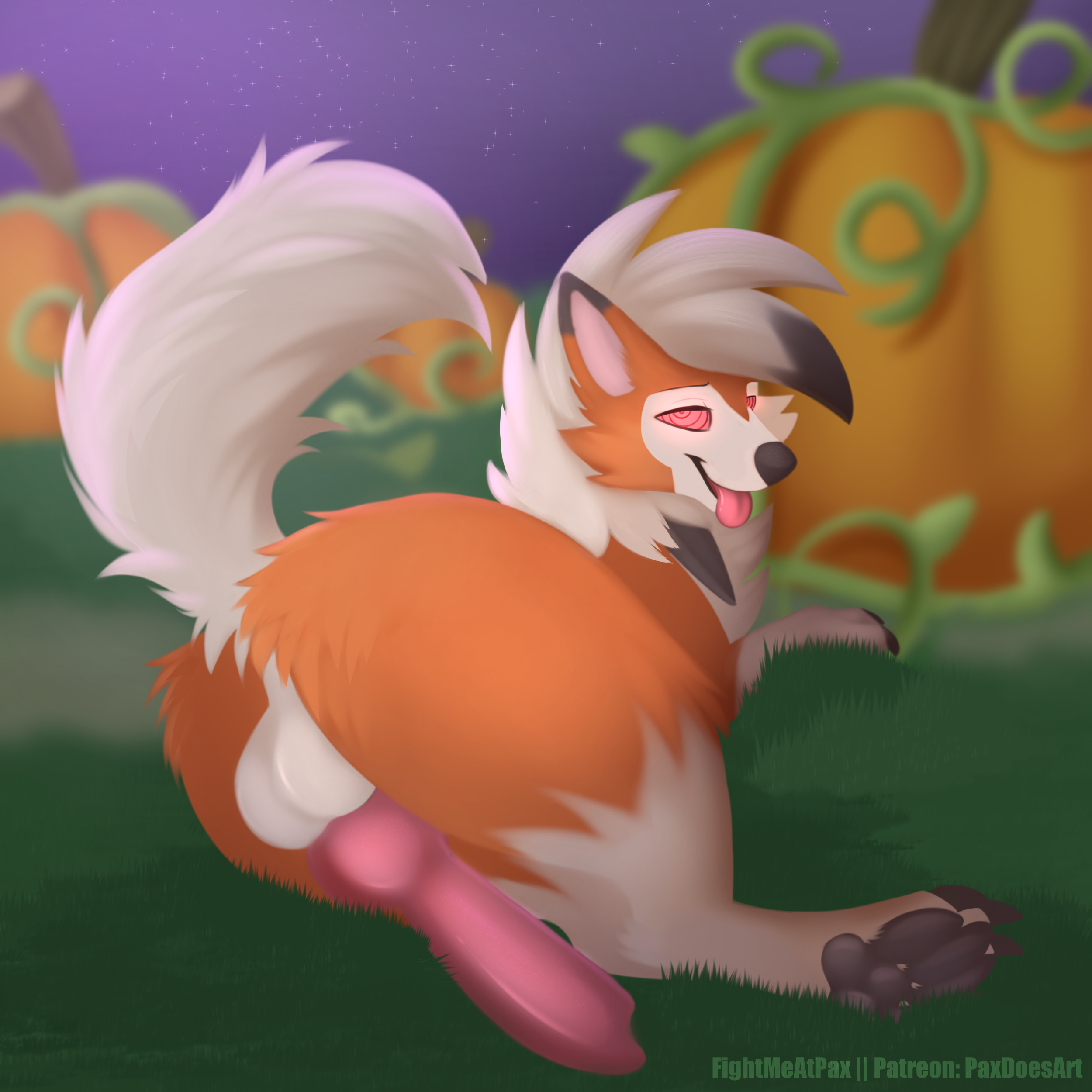 Dusk Lycanroc (Halloween) Rule 34 Image