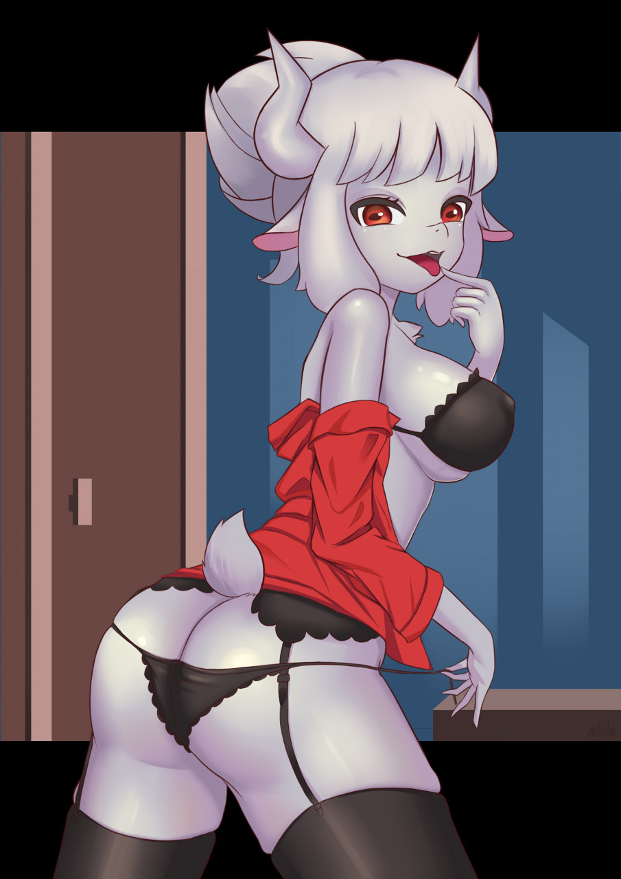 Goat Lucifer (Helltaker) Rule 34 Image