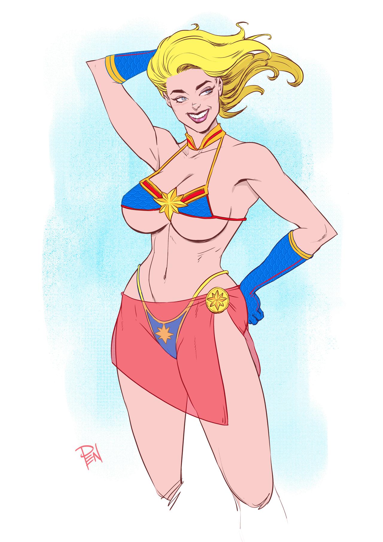 Captain Marvel (Avengers) Rule 34 Image