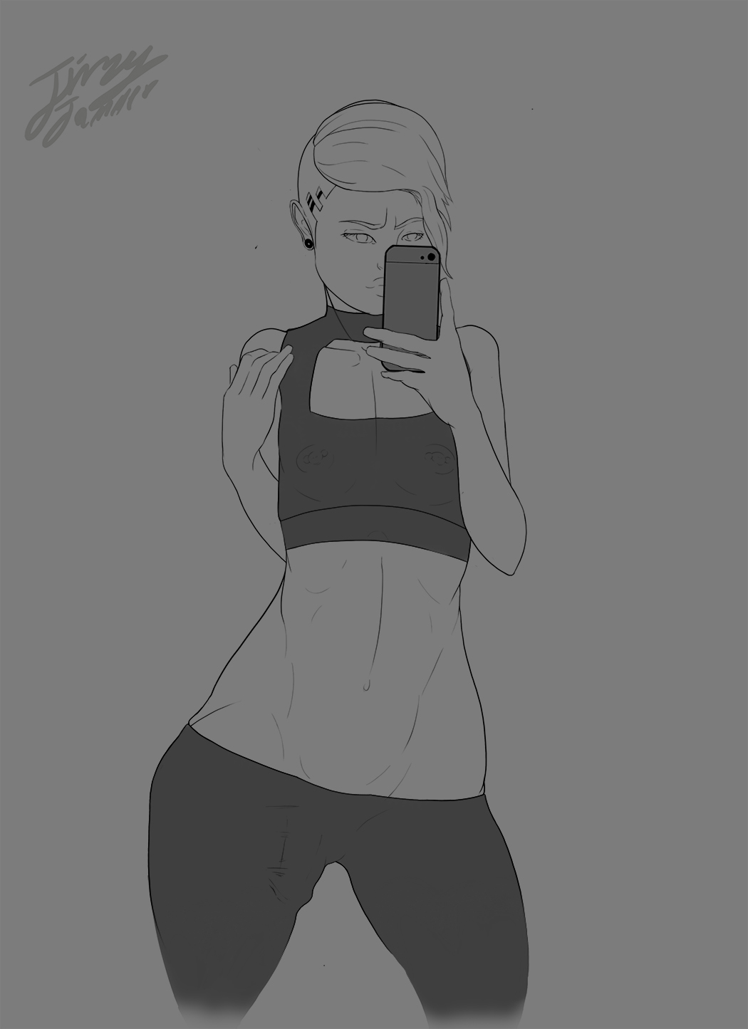 Androgynous Rule 34 Image