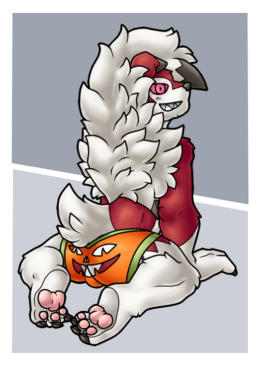 Lycanroc (Halloween) Rule 34 Image